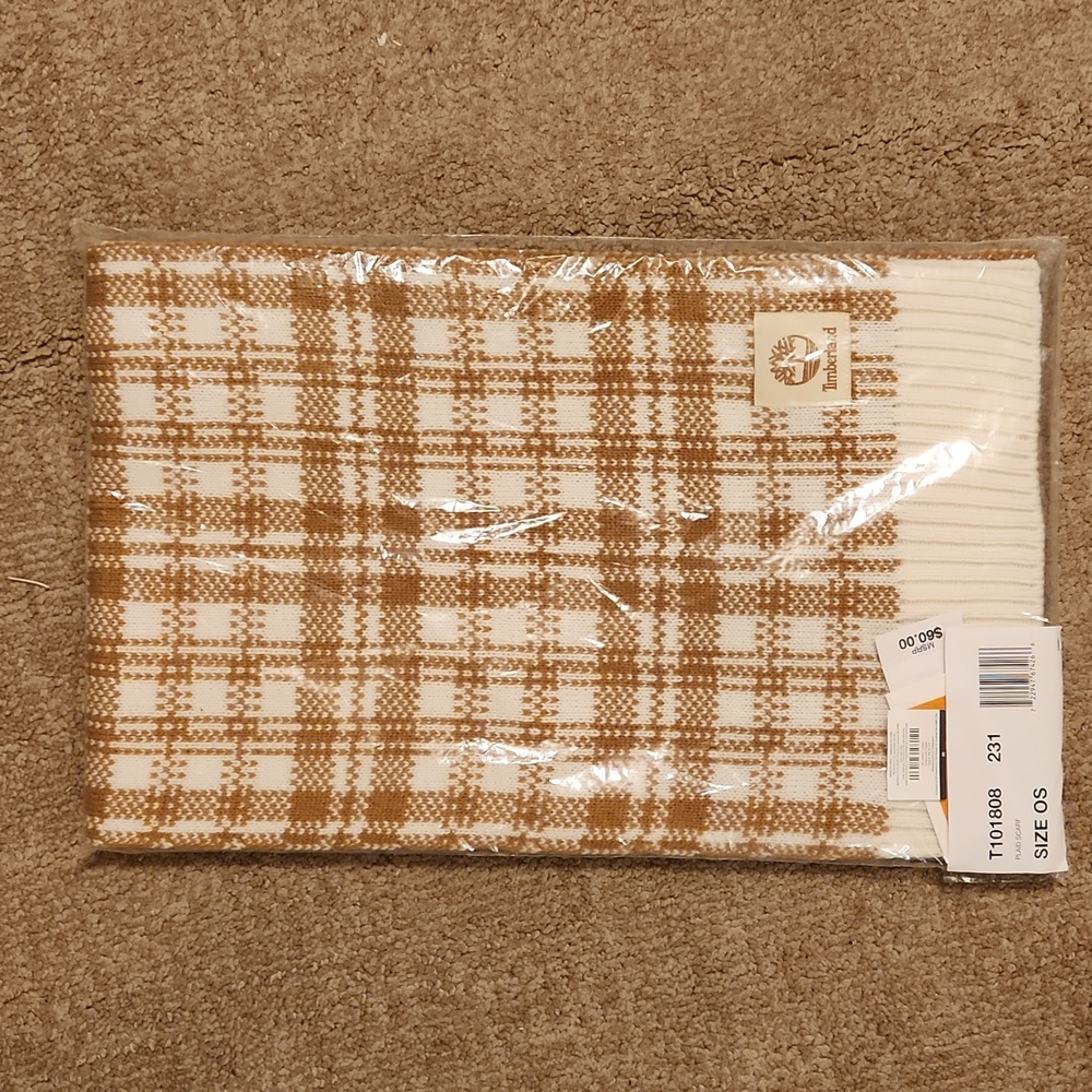 NWT Timberland Plaid Scarf